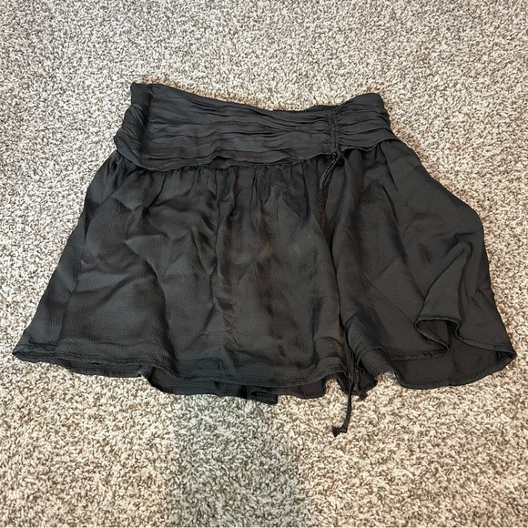 aerie Dresses & Skirts - Aerie Charcoal Grey Smocked Skirt
